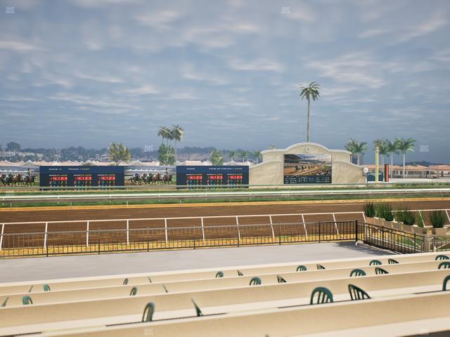 Del Mar Thoroughbred Club - Section Stretch Run Box 15 E Lvl 1 Seat View