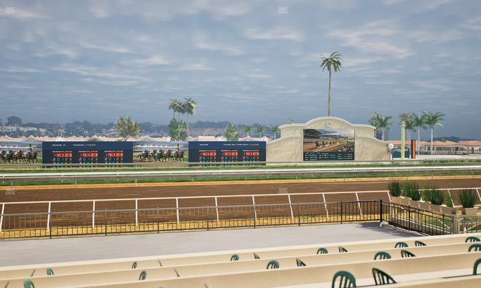 Del Mar Thoroughbred Club - Section Stretch Run Box 15 E Lvl 1 Seat View