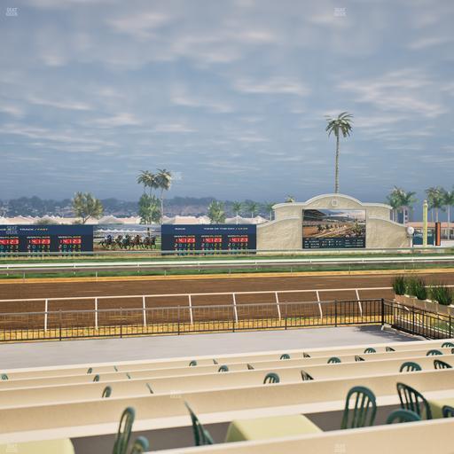 Del Mar Thoroughbred Club - Section Stretch Run Box 15 F Lvl 1 Seat View