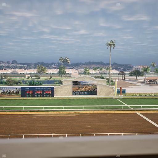 Del Mar Thoroughbred Club - Section Stretch Run Box 15 J Lvl 4 Seat View