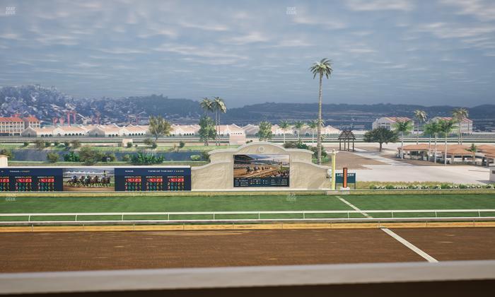 Del Mar Thoroughbred Club - Section Stretch Run Box 15 K Lvl 4 Seat View