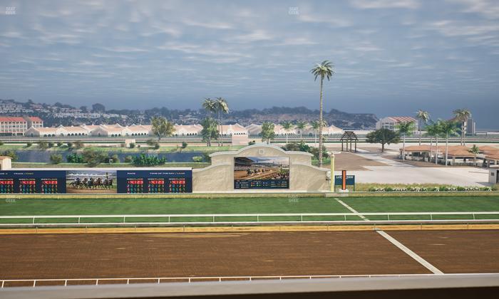Del Mar Thoroughbred Club - Section Stretch Run Box 15 L Lvl 4 Seat View