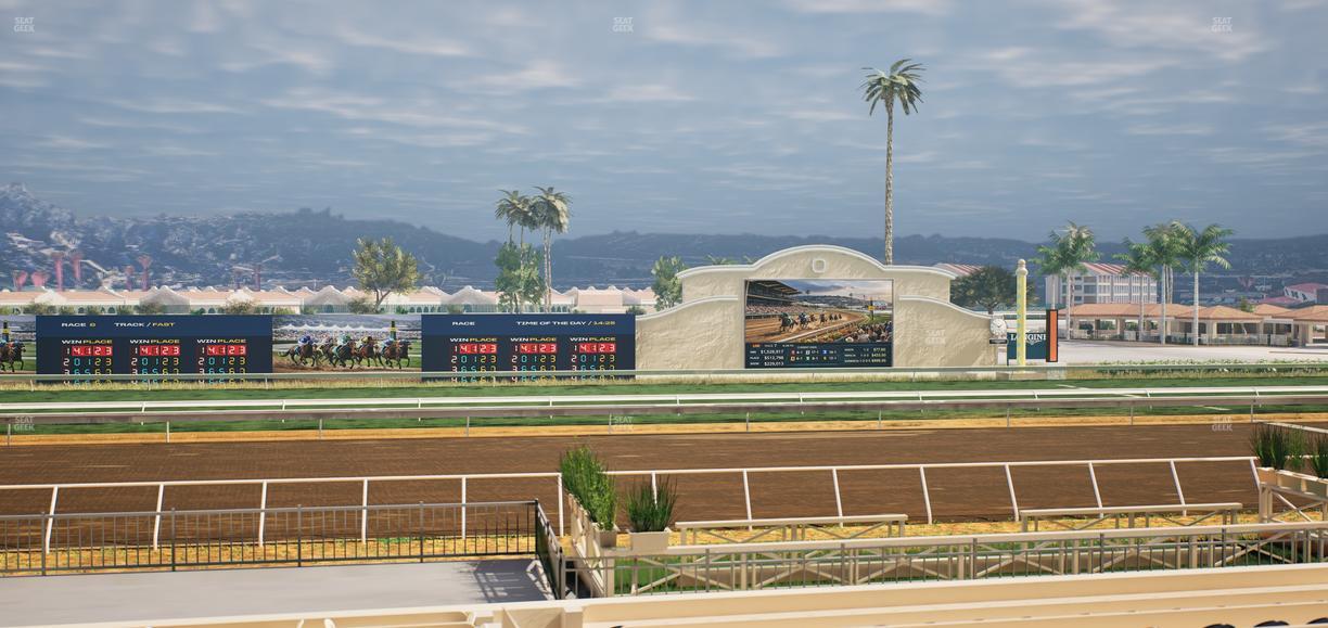 Del Mar Thoroughbred Club - Section Stretch Run Box 16 A Lvl 2 Seat View