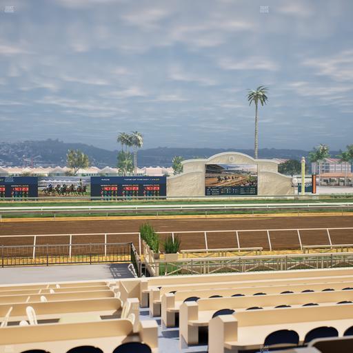 Del Mar Thoroughbred Club - Section Stretch Run Box 16 A Lvl 2 Seat View