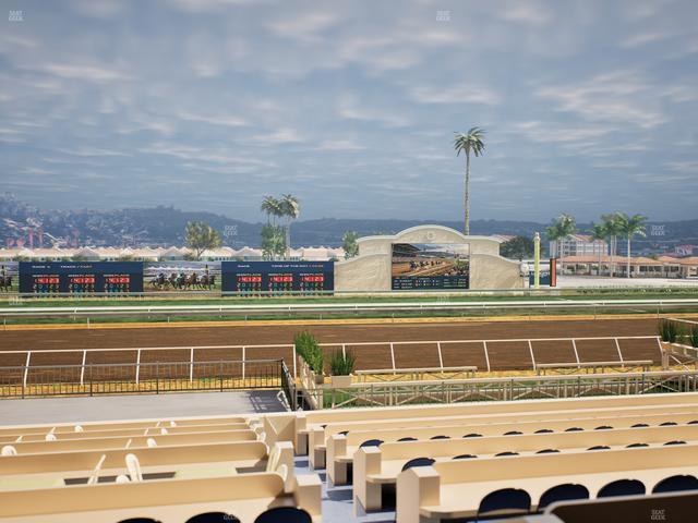 Del Mar Thoroughbred Club - Section Stretch Run Box 16 A Lvl 2 Seat View