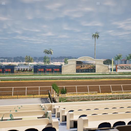 Del Mar Thoroughbred Club - Section Stretch Run Box 16 A Lvl 2 Seat View