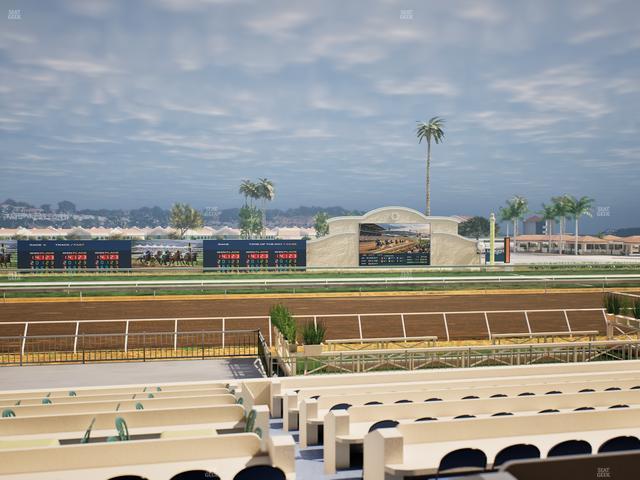 Del Mar Thoroughbred Club - Section Stretch Run Box 16 A Lvl 2 Seat View