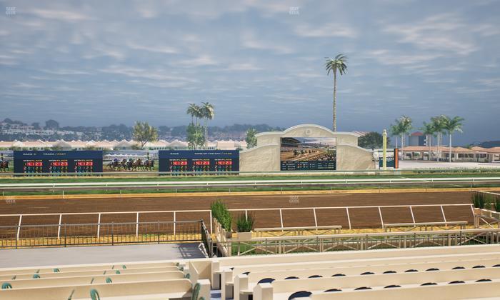 Del Mar Thoroughbred Club - Section Stretch Run Box 16 A Lvl 2 Seat View