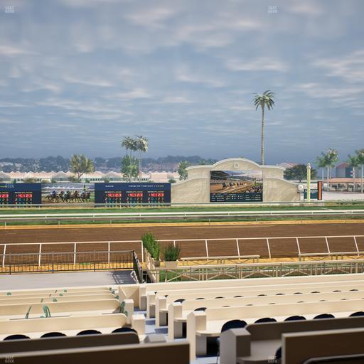 Del Mar Thoroughbred Club - Section Stretch Run Box 16 B Lvl 2 Seat View