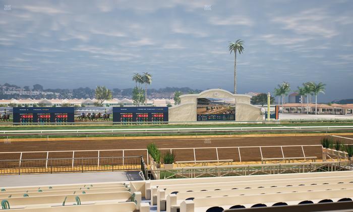 Del Mar Thoroughbred Club - Section Stretch Run Box 16 B Lvl 2 Seat View