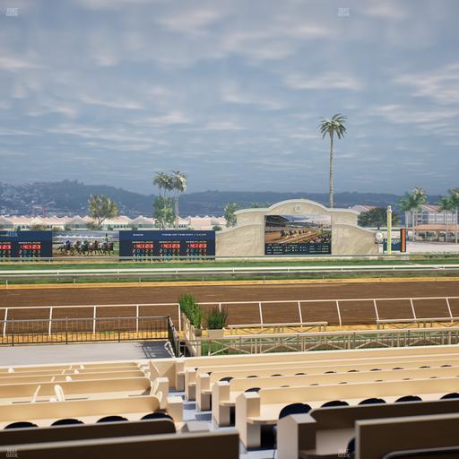 Del Mar Thoroughbred Club - Section Stretch Run Box 16 B Lvl 2 Seat View