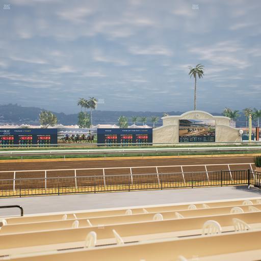 Del Mar Thoroughbred Club - Section Stretch Run Box 16 E Lvl 1 Seat View