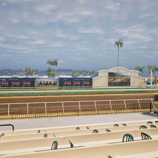 Del Mar Thoroughbred Club - Section Stretch Run Box 16 E Lvl 1 Seat View