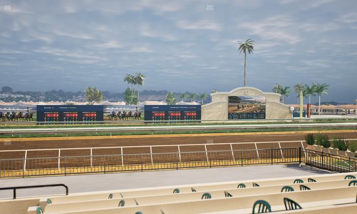 Del Mar Thoroughbred Club - Section Stretch Run Box 16 E Lvl 1 Seat View