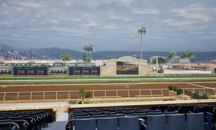 Del Mar Thoroughbred Club - Section Stretch Run Box 16 E Lvl 3 Seat View