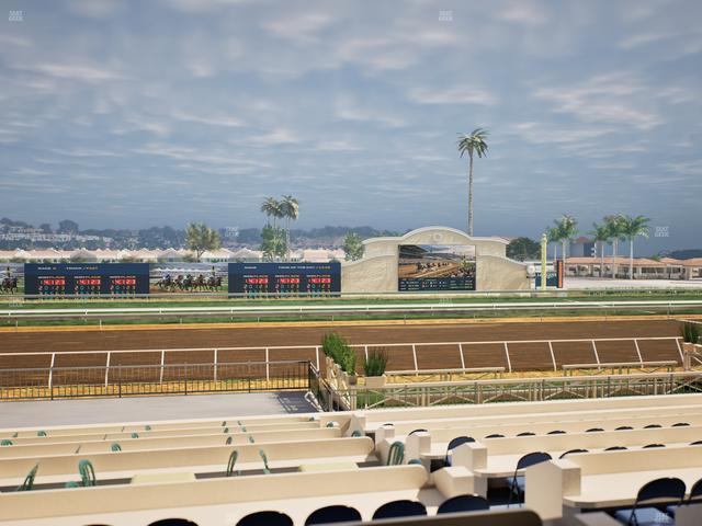 Del Mar Thoroughbred Club - Section Stretch Run Box 17 A Lvl 2 Seat View