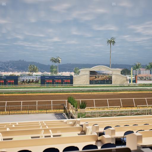 Del Mar Thoroughbred Club - Section Stretch Run Box 17 A Lvl 2 Seat View