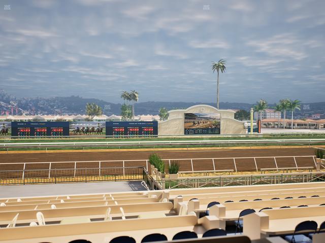Del Mar Thoroughbred Club - Section Stretch Run Box 17 A Lvl 2 Seat View