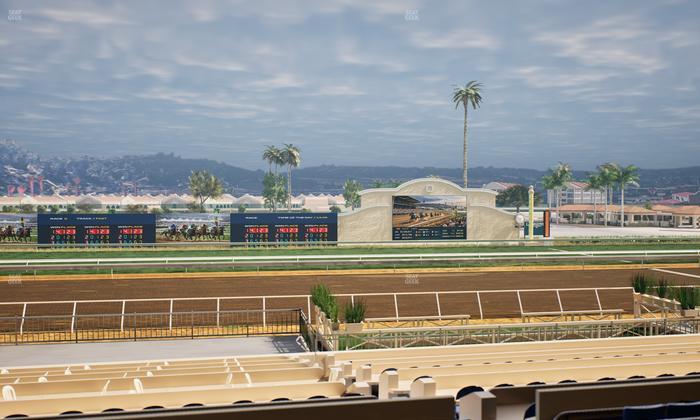 Del Mar Thoroughbred Club - Section Stretch Run Box 17 C Lvl 2 Seat View