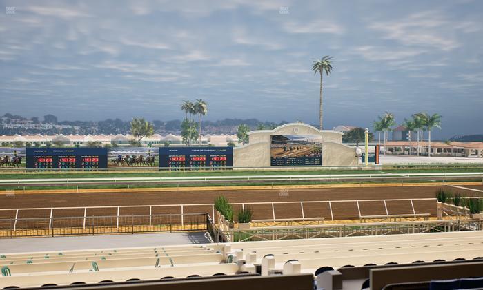 Del Mar Thoroughbred Club - Section Stretch Run Box 17 C Lvl 2 Seat View