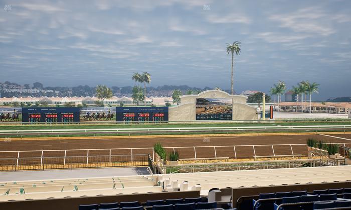 Del Mar Thoroughbred Club - Section Stretch Run Box 17 D Lvl 2 Seat View