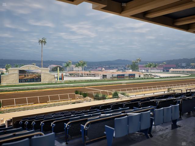 Del Mar Thoroughbred Club - Section Stretch Run Box 17 E Lvl 3 Seat View