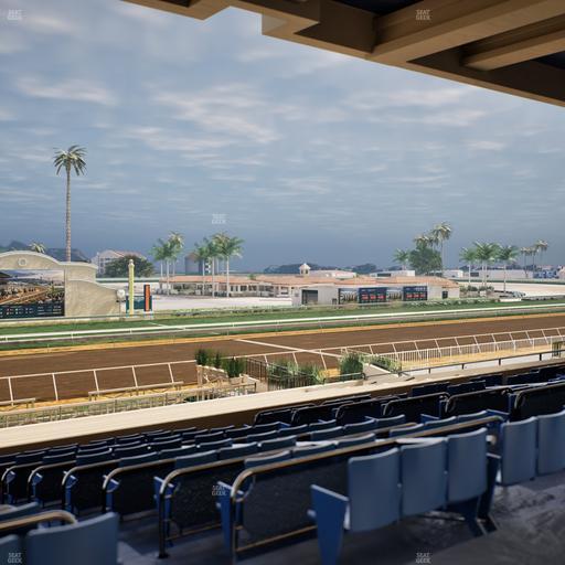 Del Mar Thoroughbred Club - Section Stretch Run Box 17 E Lvl 3 Seat View