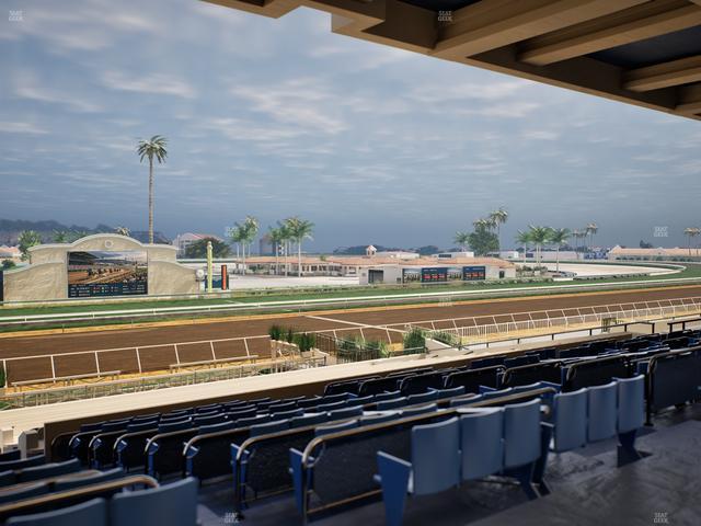 Del Mar Thoroughbred Club - Section Stretch Run Box 17 E Lvl 3 Seat View