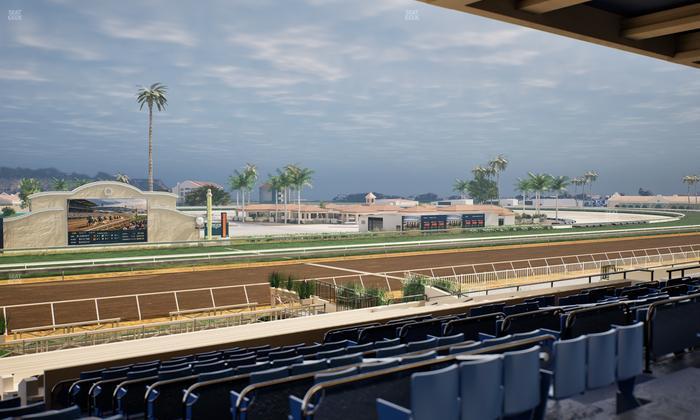 Del Mar Thoroughbred Club - Section Stretch Run Box 17 E Lvl 3 Seat View