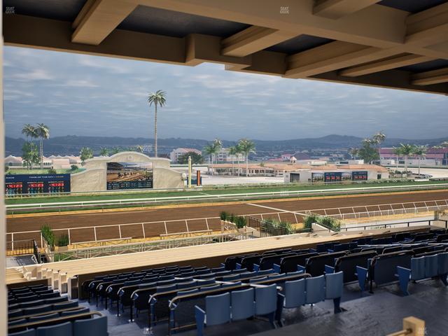 Del Mar Thoroughbred Club - Section Stretch Run Box 17 G Lvl 3 Seat View