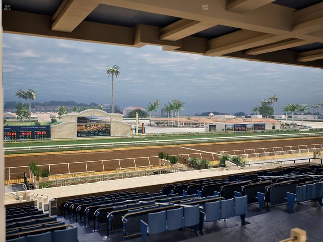 Del Mar Thoroughbred Club - Section Stretch Run Box 17 G Lvl 3 Seat View