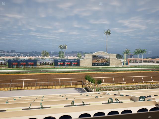 Del Mar Thoroughbred Club - Section Stretch Run Box 18 A Lvl 2 Seat View
