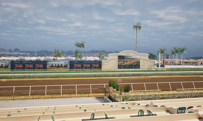 Del Mar Thoroughbred Club - Section Stretch Run Box 18 A Lvl 2 Seat View