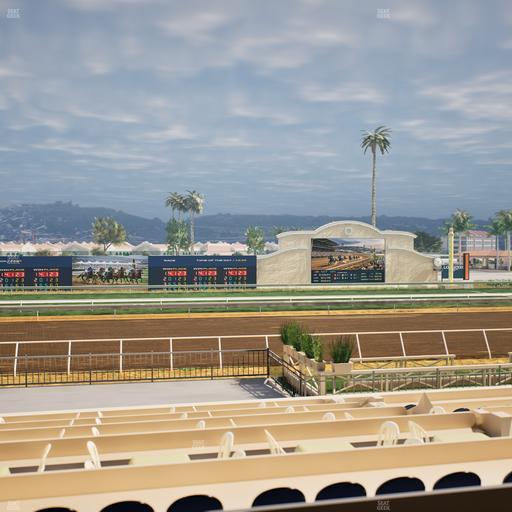 Del Mar Thoroughbred Club - Section Stretch Run Box 18 A Lvl 2 Seat View