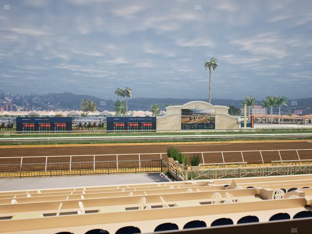 Del Mar Thoroughbred Club - Section Stretch Run Box 18 A Lvl 2 Seat View
