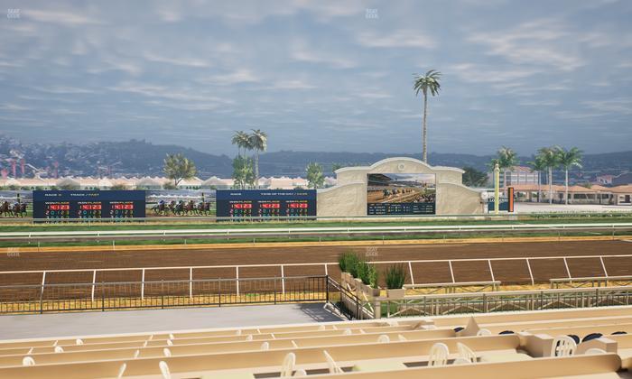 Del Mar Thoroughbred Club - Section Stretch Run Box 18 A Lvl 2 Seat View