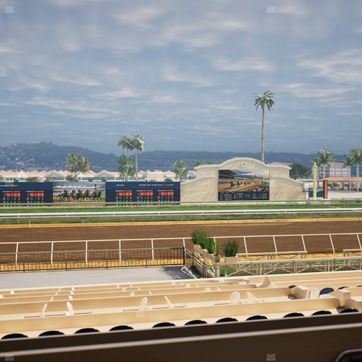 Del Mar Thoroughbred Club - Section Stretch Run Box 18 B Lvl 2 Seat View