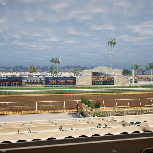 Del Mar Thoroughbred Club - Section Stretch Run Box 18 B Lvl 2 Seat View
