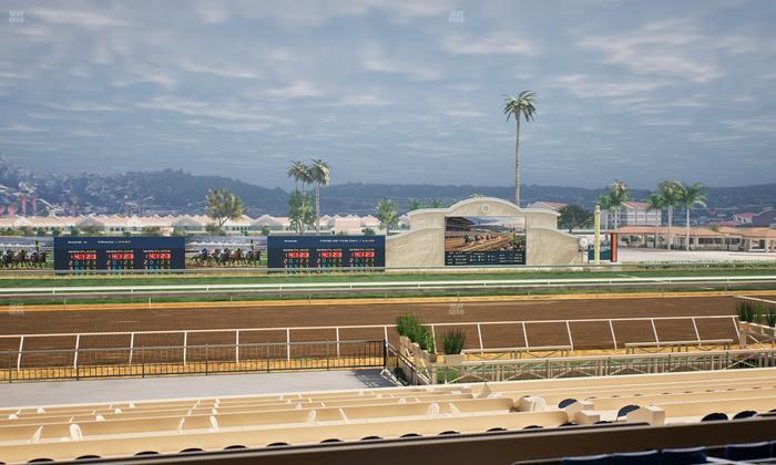 Del Mar Thoroughbred Club - Section Stretch Run Box 18 C Lvl 2 Seat View