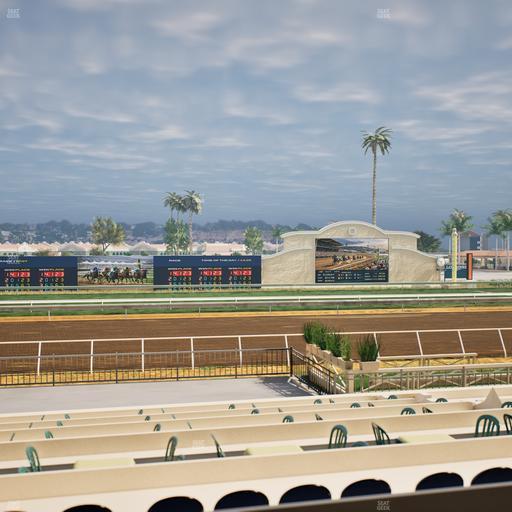 Del Mar Thoroughbred Club - Section Stretch Run Box 19 A Lvl 2 Seat View