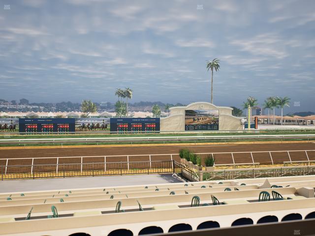 Del Mar Thoroughbred Club - Section Stretch Run Box 19 A Lvl 2 Seat View