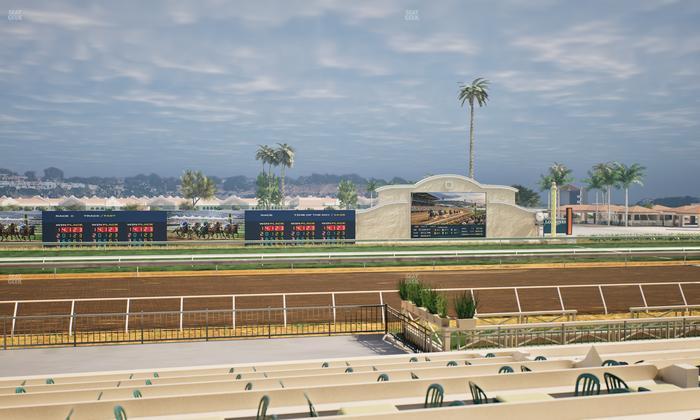 Del Mar Thoroughbred Club - Section Stretch Run Box 19 A Lvl 2 Seat View