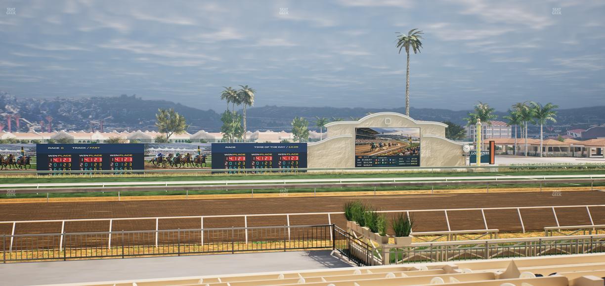 Del Mar Thoroughbred Club - Section Stretch Run Box 19 A Lvl 2 Seat View