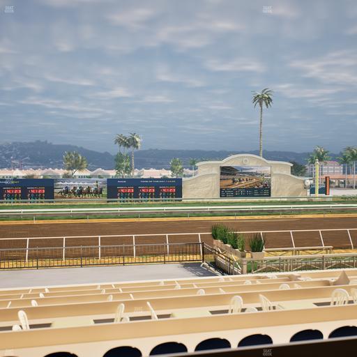 Del Mar Thoroughbred Club - Section Stretch Run Box 19 A Lvl 2 Seat View