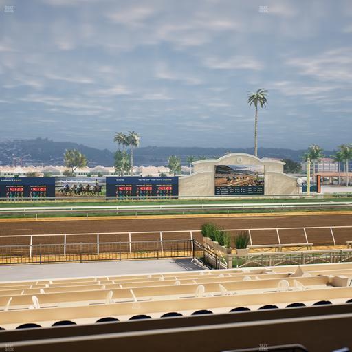 Del Mar Thoroughbred Club - Section Stretch Run Box 19 B Lvl 2 Seat View