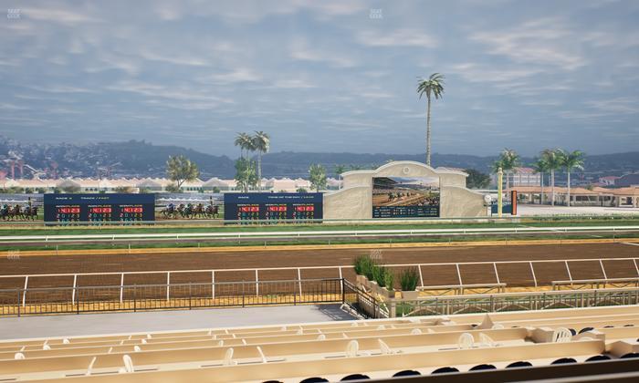 Del Mar Thoroughbred Club - Section Stretch Run Box 19 B Lvl 2 Seat View