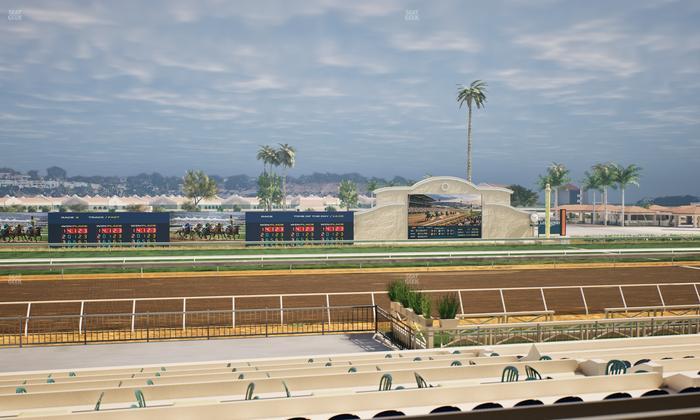Del Mar Thoroughbred Club - Section Stretch Run Box 19 B Lvl 2 Seat View