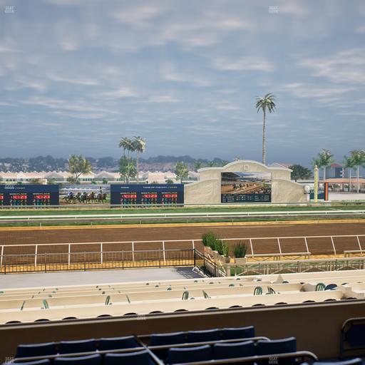 Del Mar Thoroughbred Club - Section Stretch Run Box 19 C Lvl 2 Seat View