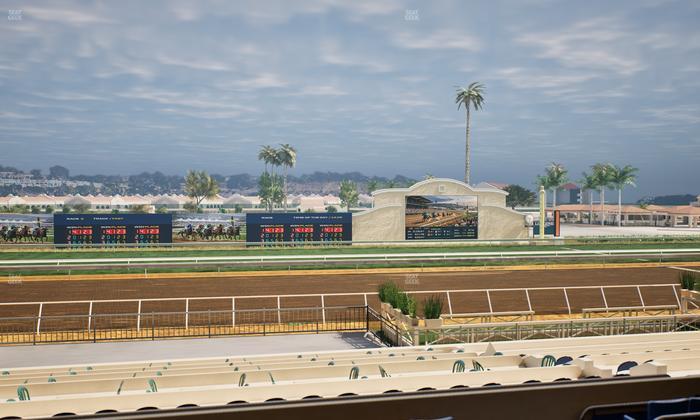 Del Mar Thoroughbred Club - Section Stretch Run Box 19 C Lvl 2 Seat View