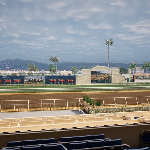Del Mar Thoroughbred Club - Section Stretch Run Box 19 C Lvl 2 Seat View